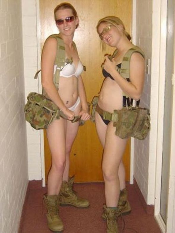 US Army girl naked