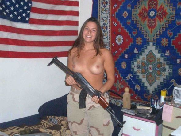 US Army girl naked