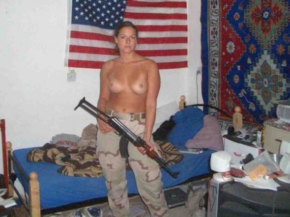 US Army girl naked