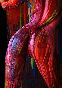 Babes: body art girl painting