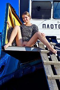 Nake.Me search results: cute young blonde girl on the big ship