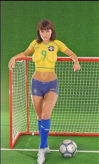 Babes: girls in a football team