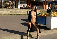 Babes: naked exhibitionistic girls reveal in public
